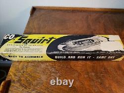 Vintage 40s Original CO2 SQUIRT MODEL KIT Boat with Box by Scientific Model PARTS