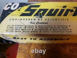 Vintage 40s Original CO2 SQUIRT MODEL KIT Boat with Box by Scientific Model PARTS