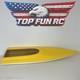 Vintage 42 Micro Burst Mono And Canopy Hull Rc Boat + Parts Xm
