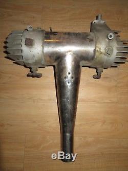 Vintage 6025 1936 Speeditwin Evinrude Outboard Muffler & Manifolds