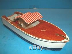 Vintage 60's Model Boat -Japan-Bat/Op. FOR PARTS