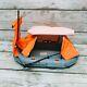 Vintage 70s Cherilea Action Man Life Raft Dinghy With Covers & Oars Parts Set