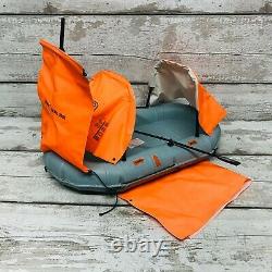 Vintage 70s Cherilea Action Man Life Raft Dinghy with Covers & Oars Parts Set