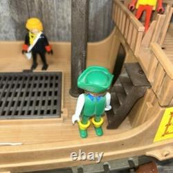 Vintage 70s Playmobil 3550 Pirate Ship Parts & Pieces Being Sold As Is
