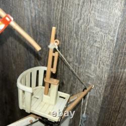 Vintage 70s Playmobil 3550 Pirate Ship Parts & Pieces Being Sold As Is