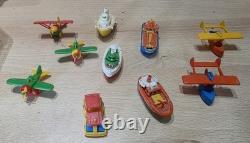 Vintage 80s W Germany Bruder Mini Plastic Vehicle 10Pcs