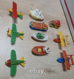 Vintage 80s W Germany Bruder Mini Plastic Vehicle 10Pcs