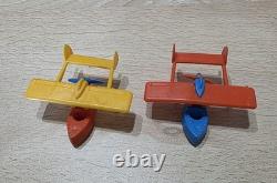 Vintage 80s W Germany Bruder Mini Plastic Vehicle 10Pcs