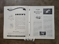 Vintage ANSEN Auto Parts Catalog 1952 Speed Shop Custom Hot Rod Drag Racing car
