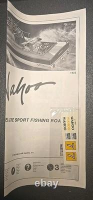 Vintage Academy Wahoo Sport Fishing Boat Motorized-NIB Sealed Parts! US Seller