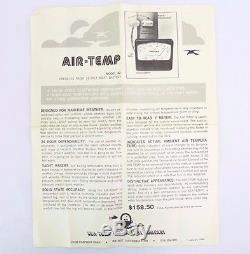 Vintage Air-Temp 42 Boat Electronic Atmospheric Temp Monitor USA 1984 VERY RARE
