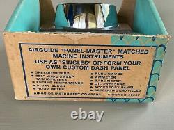 Vintage Airguide Marine 8 Day Clock NOS Unused in Box with Parts for Boat