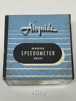Vintage Airguide Model 701 Boat / Marine 30 MPH SpeedometerNew-Old Stock in Box