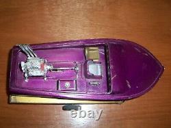 Vintage Amt Rayson Craft Ski-drag Boat For Parts Restore Or Customize + Trailer