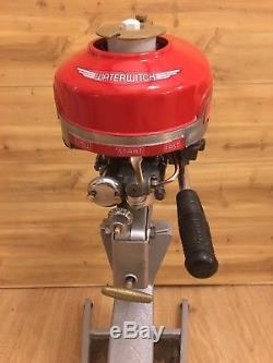 Vintage Antique 1941 1hp Sears Waterwitch Race Outboard Resto Mod &display stand