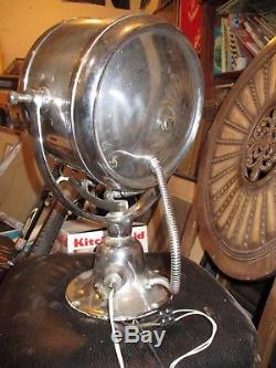 Vintage / Antique Boat One-Mile Ray Coast Guard Marine Spotlight FOR INDOOR USE