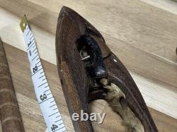 Vintage? Antique Loom Wooden Shuttle Boats Weaving 17? Bobbin? Parts? See Pics