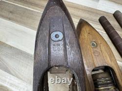 Vintage? Antique Loom Wooden Shuttle Boats Weaving 17? Bobbin? Parts? See Pics