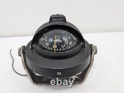 Vintage Aqua Meter Compass Car Dash Boat Deck Marine Hot Rod Light Up WORKING