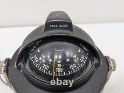 Vintage Aqua Meter Compass Car Dash Boat Deck Marine Hot Rod Light Up WORKING