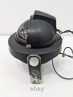 Vintage Aqua Meter Compass Car Dash Boat Deck Marine Hot Rod Light Up WORKING