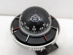 Vintage Aqua Meter Compass Car Dash Boat Deck Marine Hot Rod Rare Removable Base