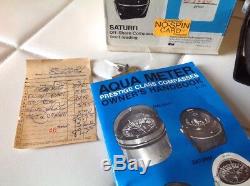 Vintage Aqua Meter Saturn Compass 147 Marine Boat Classic Off Shore Compass