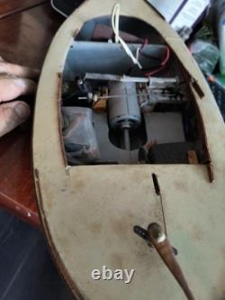 Vintage Aristo Craft Operating Scale Model Sail Boat Hp 2rnb Hitec Wooden Parts