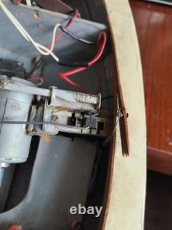 Vintage Aristo Craft Operating Scale Model Sail Boat Hp 2rnb Hitec Wooden Parts