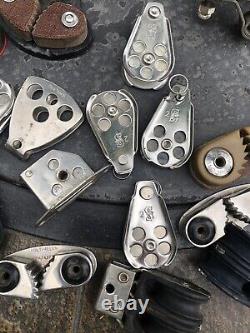 Vintage Assorted Hardware Parts Lot Sailing/boating /nautical/Harken Holt-Allen