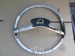 Vintage Attwood Boat Steering Wheel Used Worn, Rare, Parts Or Repair