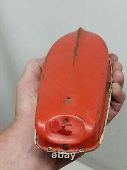 Vintage BANDAI Tin Litho Friction Speed Boat parts/rebuild