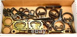 Vintage BRONZE BRASS Assorted Hardware Parts Lot Sailing/Boating/ Marine LOOK