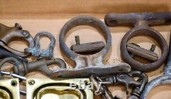 Vintage BRONZE BRASS Assorted Hardware Parts Lot Sailing/Boating/ Marine LOOK