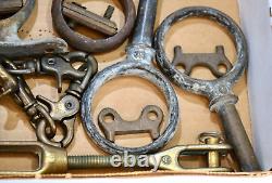 Vintage BRONZE BRASS Assorted Hardware Parts Lot Sailing/Boating/ Marine LOOK