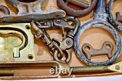 Vintage BRONZE BRASS Assorted Hardware Parts Lot Sailing/Boating/ Marine LOOK