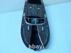 Vintage Battery Operated Speed Boat For Parts