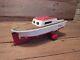 Vintage Battery Operated Speed Western Flyer Boat Metal Trailer Parts