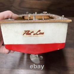 Vintage Battery Operated Toy Boat Japan O-51 (Sold for Parts Only) Not Working