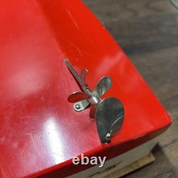 Vintage Battery Operated Toy Boat Japan O-51 (Sold for Parts Only) Not Working