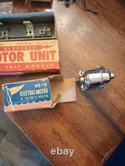 Vintage Battery Operated Toy Boat Parts K&O Fleetline With Display Box