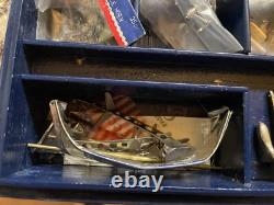 Vintage Battery Operated Toy Outboard And Boats Parts K&O Fleetline Marine