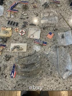 Vintage Battery Operated Toy Outboard And Boats Parts K&O Fleetline Marine