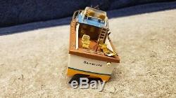 Vintage Battery Powered Ideal Motorific Boat Barracuda Works For PARTS