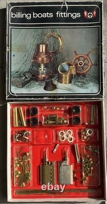 Vintage Billing Boats Fittings Smit Nederland #529 Box Brass Parts