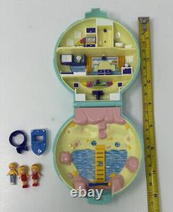 Vintage Bluebird 1989 Polly Pocket polly's Beach House Playset With Boat Figures