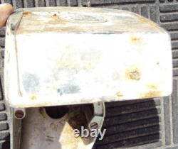 Vintage Boat Bow Light Chrome 2 Lot & Step Pad for Restoration Parts or Repair