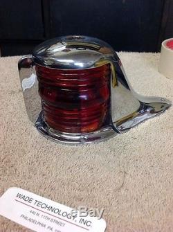 Vintage Boat Bow Light Rechromed May 17