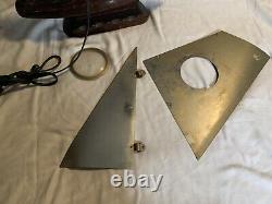 Vintage Boat Clock TV Lamp For Parts Project