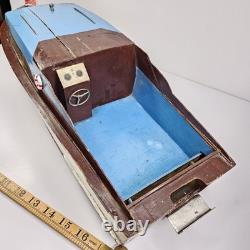 Vintage Boat Cruiser Outboard Wooden Boat 22 (No Motor) For Parts/Repair